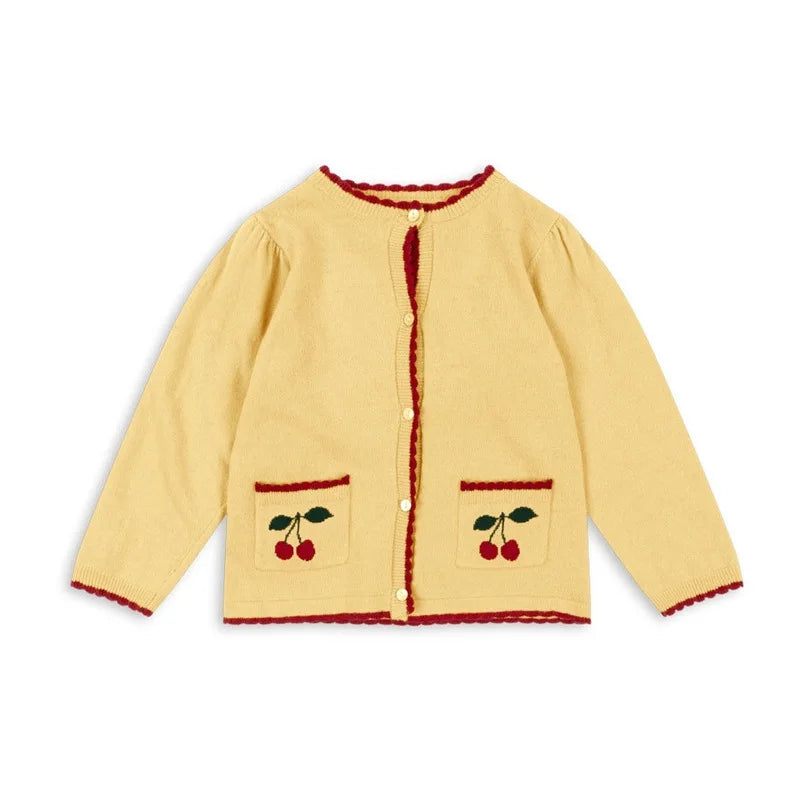 Cardigan Tricot Cherries