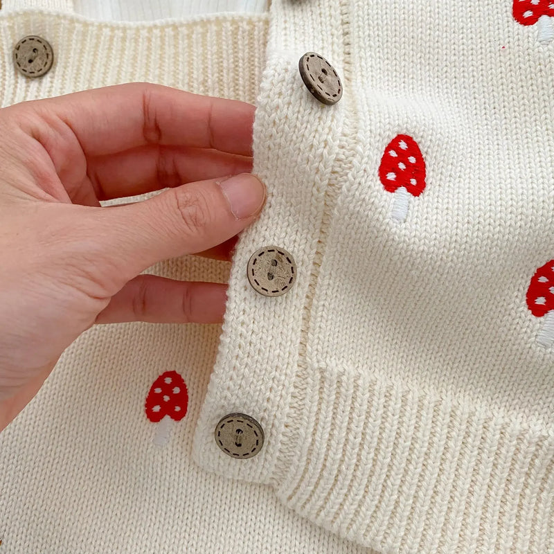 Cardigan Tricot Mushroom